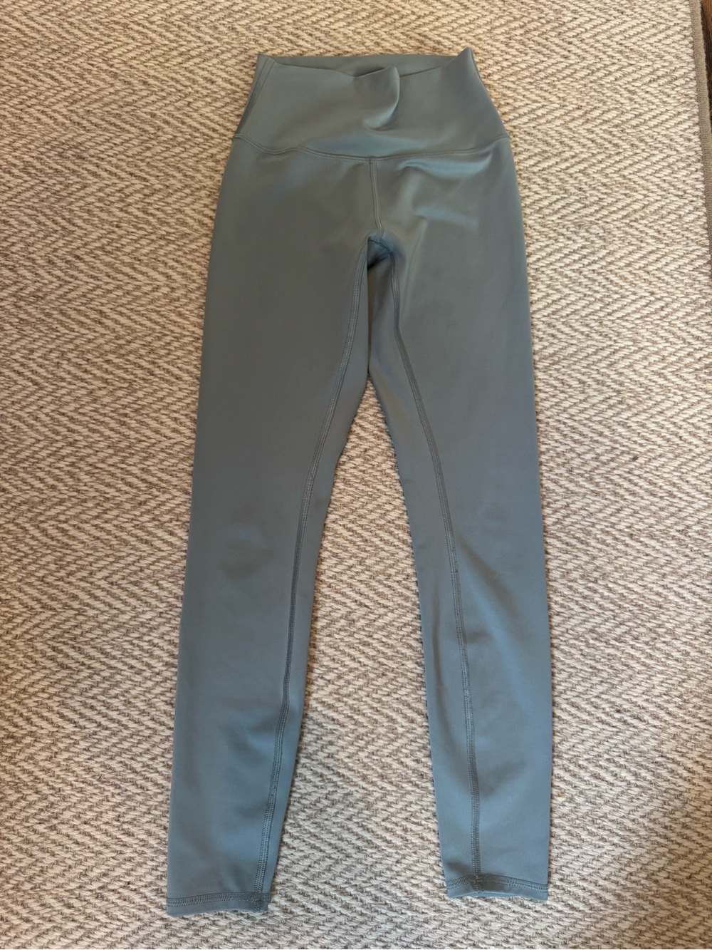 ALO Yoga Blue Teal High Waist Airlift Leggings | XS - Picture 2 of 4